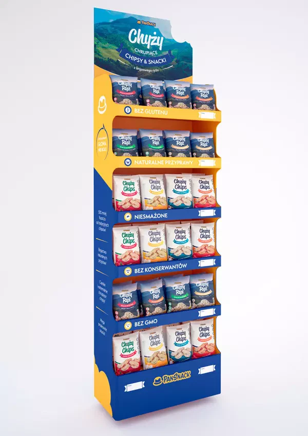 PanSnack - branding, materiały promocyjne, standy